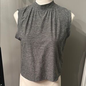 Gray Sleeveless Women's Top